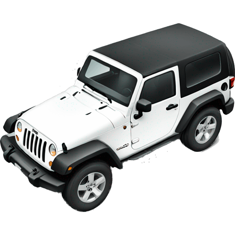 white jeep wrangler emoji