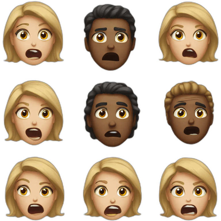 Shocking peoples emoji