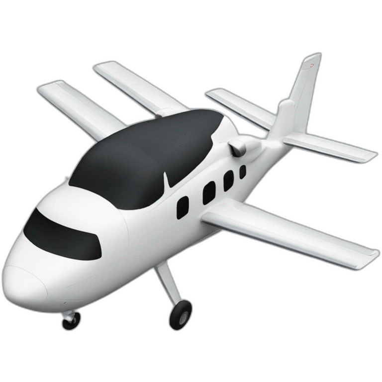 cirrus aircraft with no wheels emoji