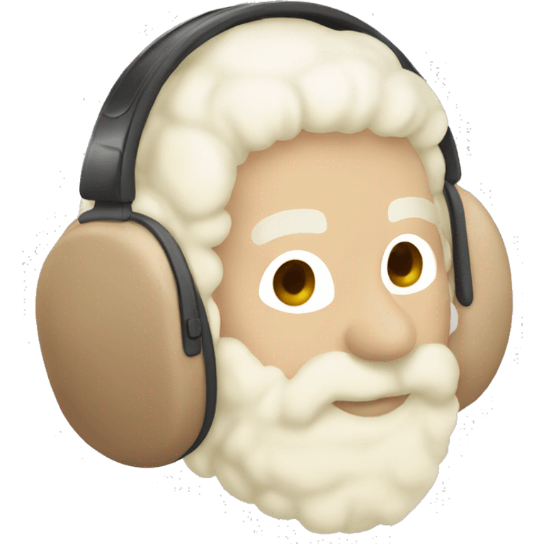 beige sherpa earmuffs emoji