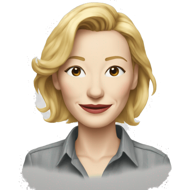 cate-blanchett wearing shirt emoji