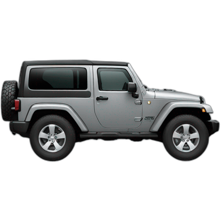 jeep wrangler gray  emoji