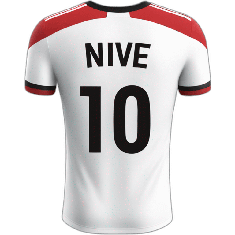 River plate shirt with number 10 and the name nive on it emoji