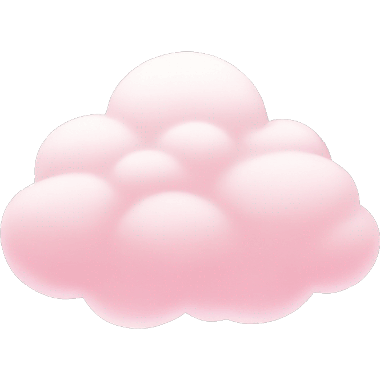 Light pink cloud emoji