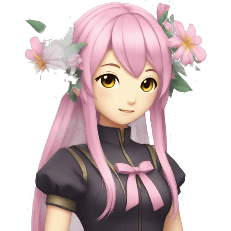 vocaloid v flower emoji