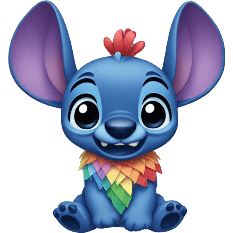 Stitch Disney Pride emoji