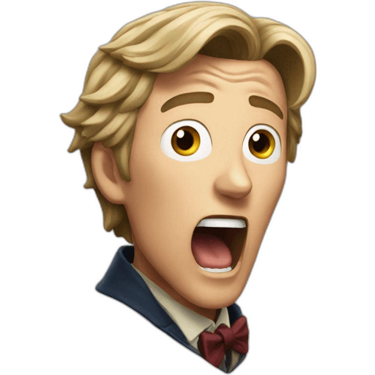 the fourteenth doctor screaming emoji