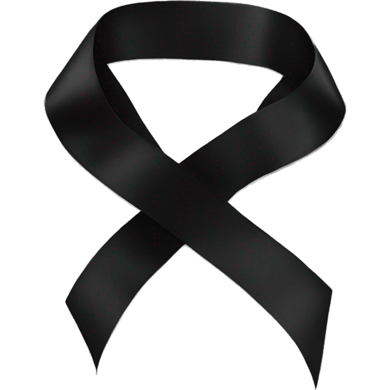 Black ribbon that says “la vie est belle” emoji