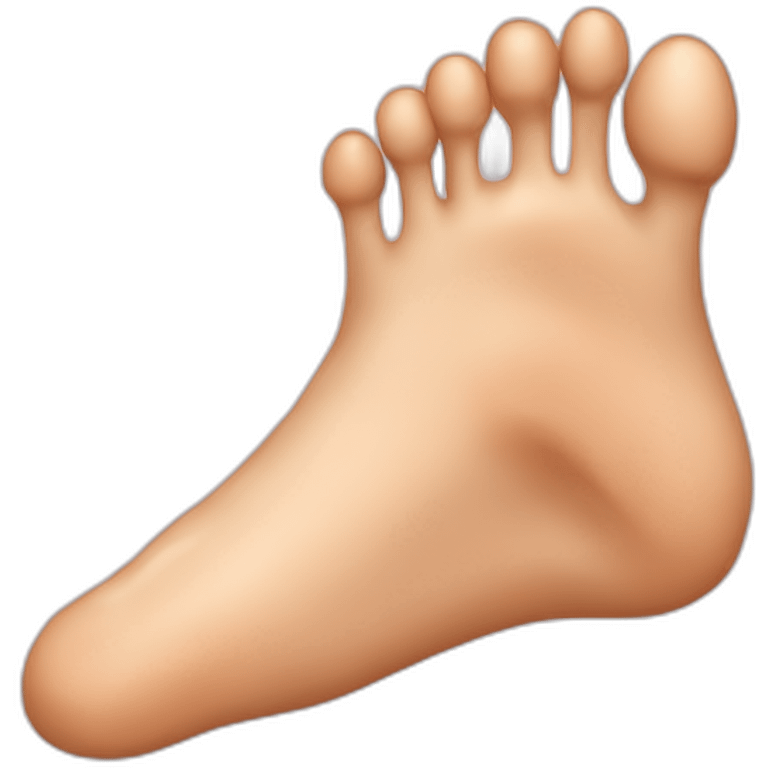 human foot emoji