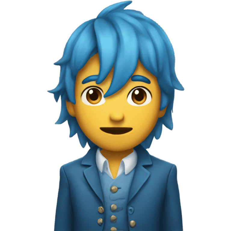 Corazon azul emoji