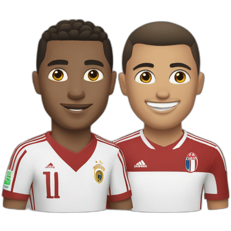 Ronaldo et messsi qui se chek emoji