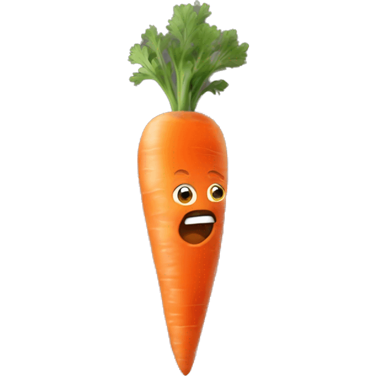 Create an Ugly, Imperfect Carrot Emoji emoji