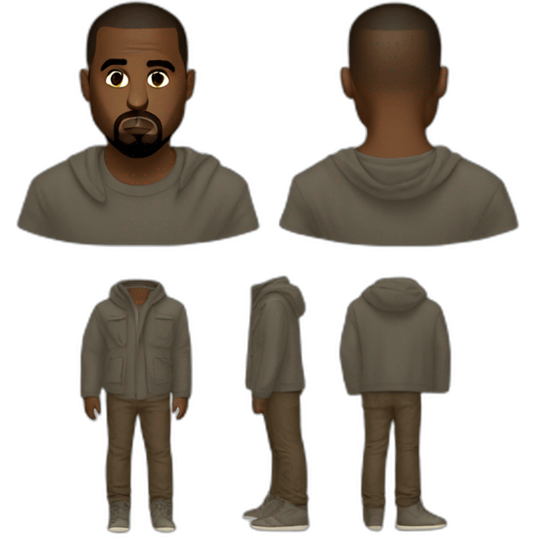 kanye west yeezy emoji