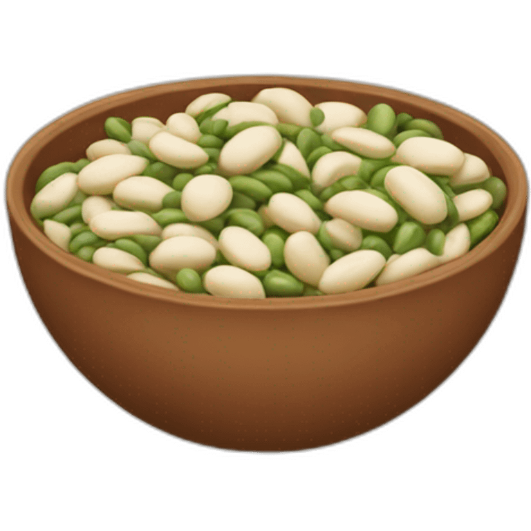 bean dish emoji