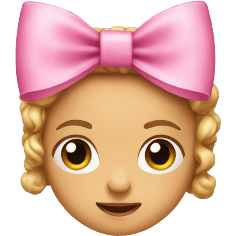 pink bow  emoji