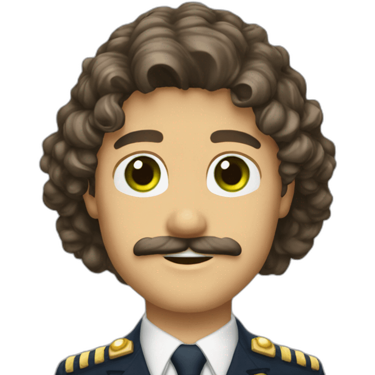 man-young-long-curly-hair-italian-green-eyes-mustache-marine-suit emoji