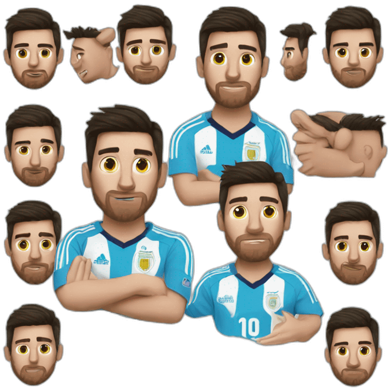 Messi Guatemala  emoji