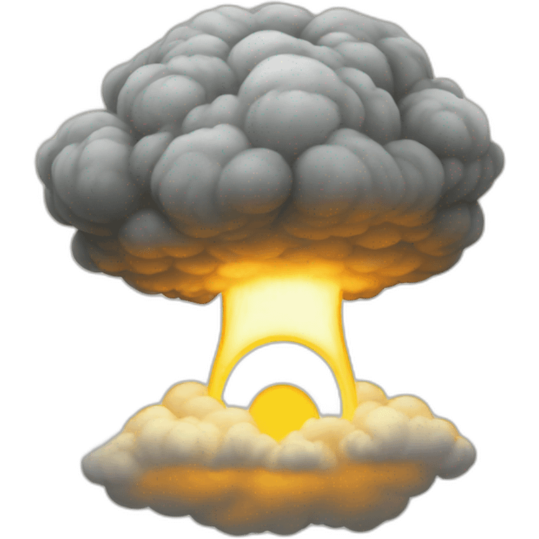 Nuclear cloud cats emoji