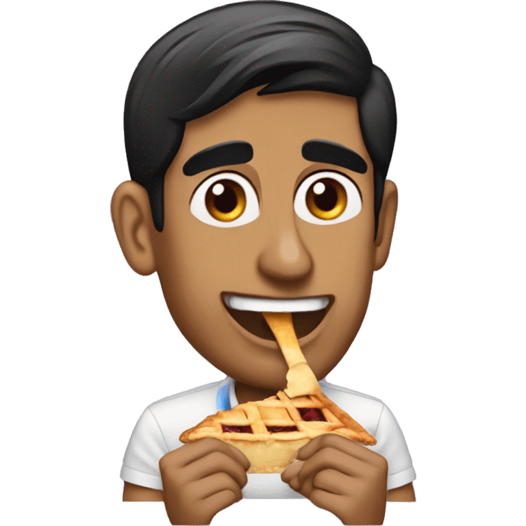 rishi sunak eating a pie emoji