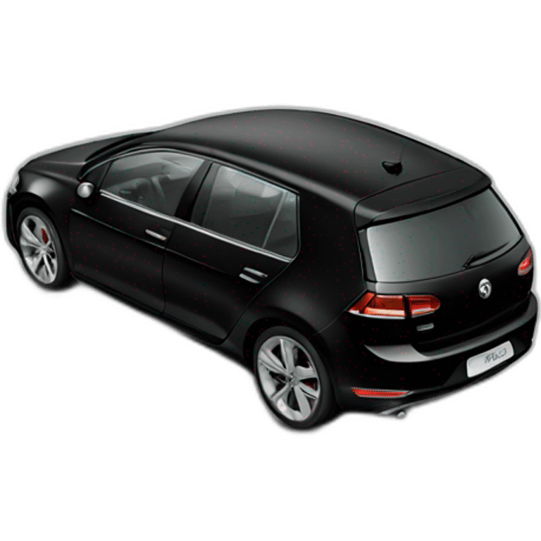 Golf 7 black emoji