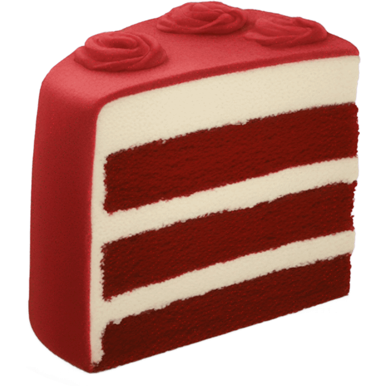 red velvet cake emoji