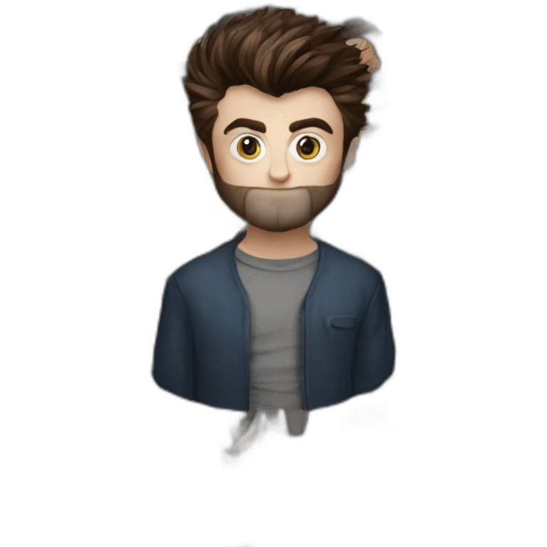 Daniel Radcliffe as wolverine emoji