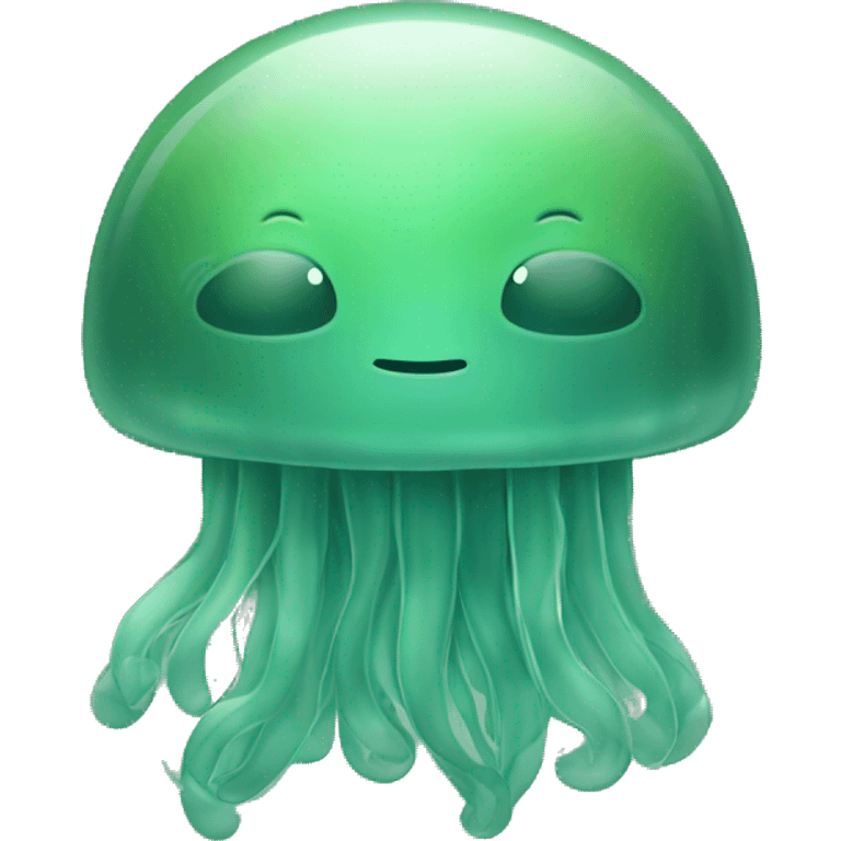 Sage green Jellyfish emoji