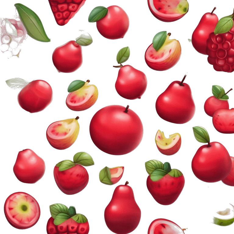 Red fruit mix emoji