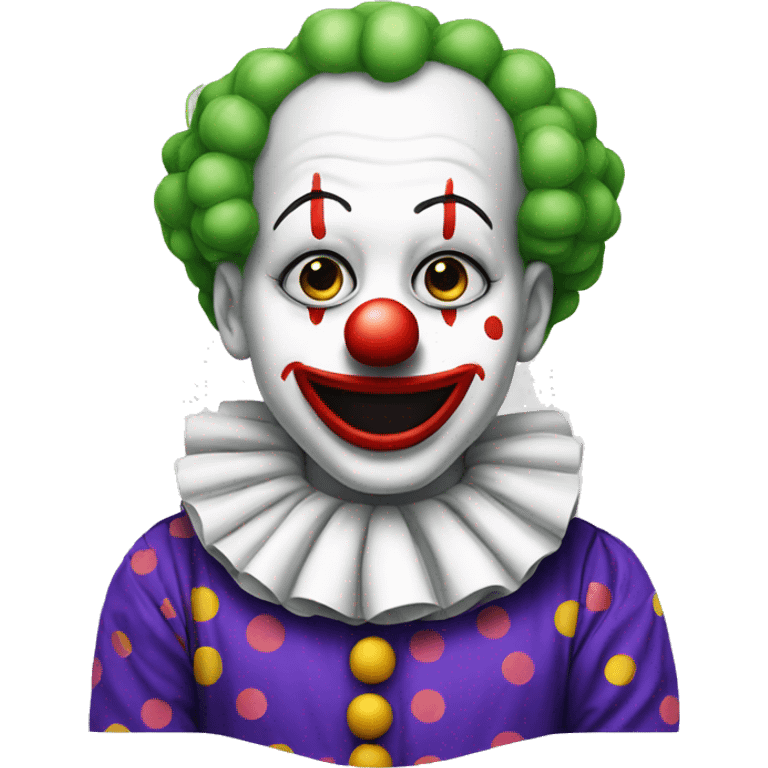 cute clown emoji