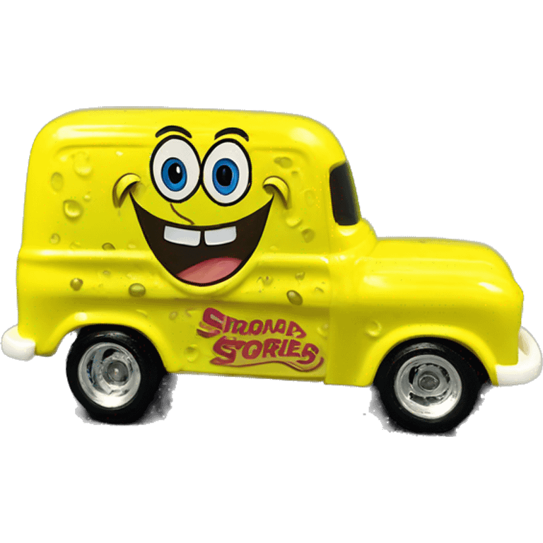 Hot wheels Premium SpongeBob 1953 Chevy dually step van  emoji