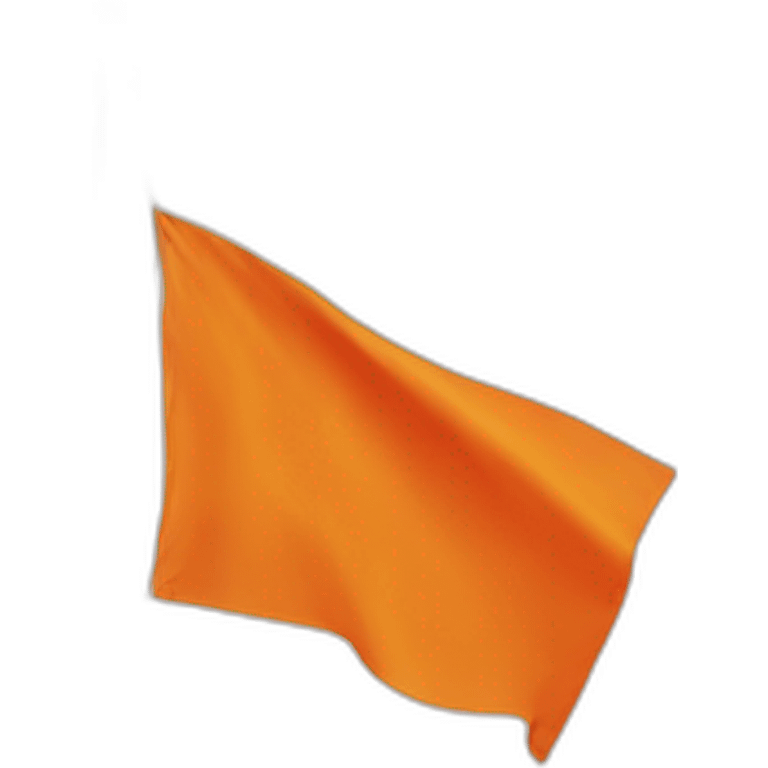 Orange flag emoji