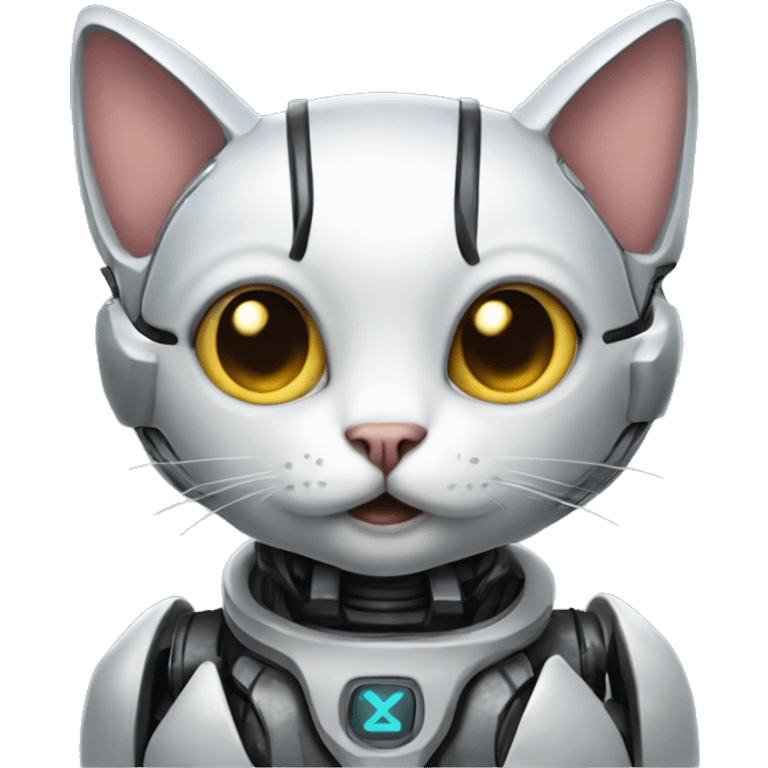 Robot cat emoji