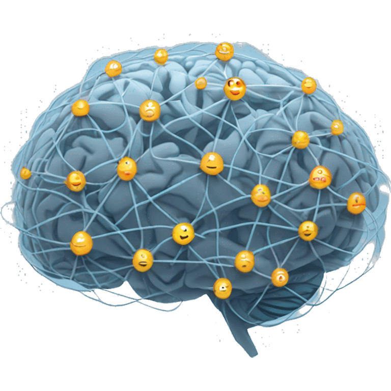 ai connected brain network gpt emoji