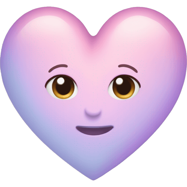 Pastel heart emoji