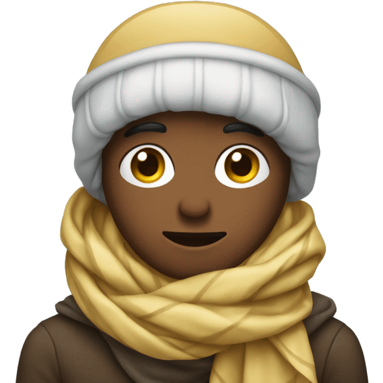 Emoji cold face with a scarf  emoji