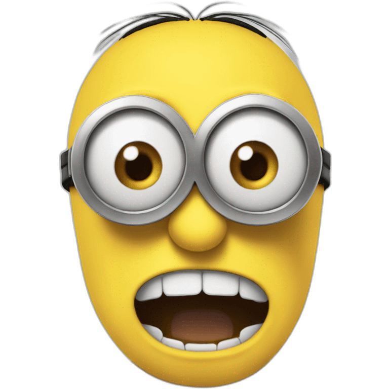 Minion going crazy emoji