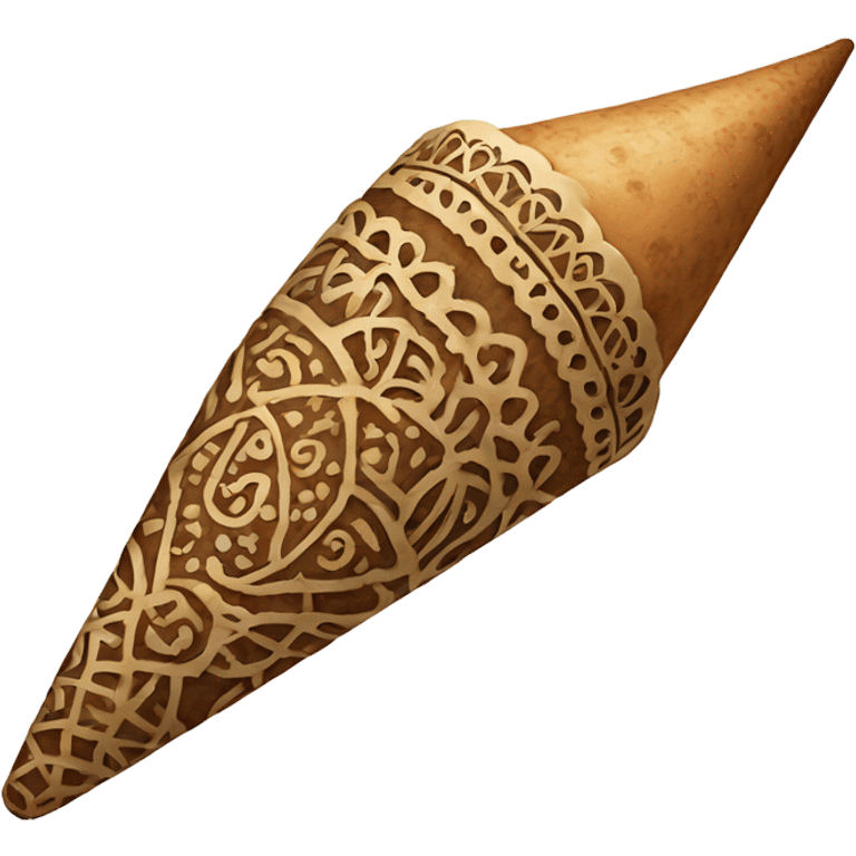 Henna cone emoji