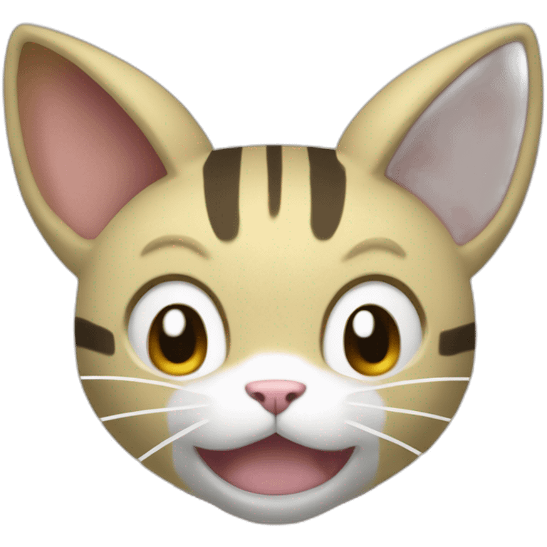 Meowth miiiiaooou emoji