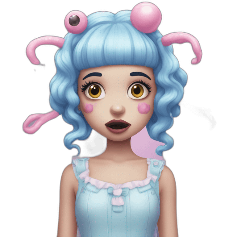 Melanie Martinez portals crybaby alien emoji