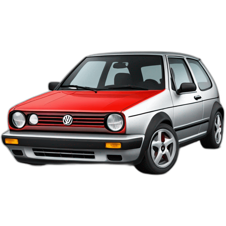 silver 2003 Volkwagen Golf GTI emoji