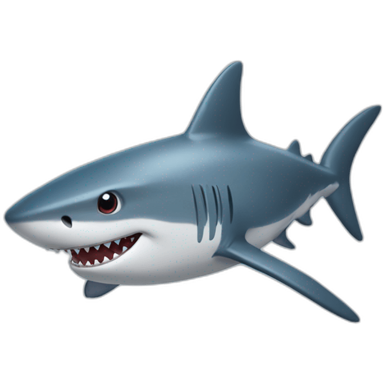 Shark learning French  emoji