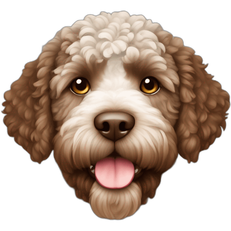 Total brown Lagotto romagnolo emoji