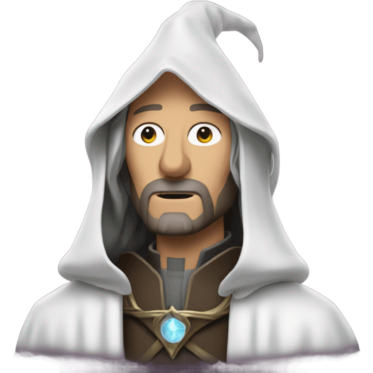 Aragorn as a white wizard  emoji