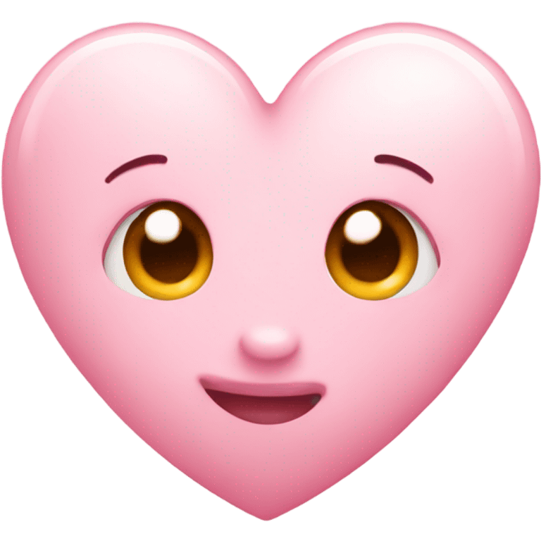 light pink heart emoji