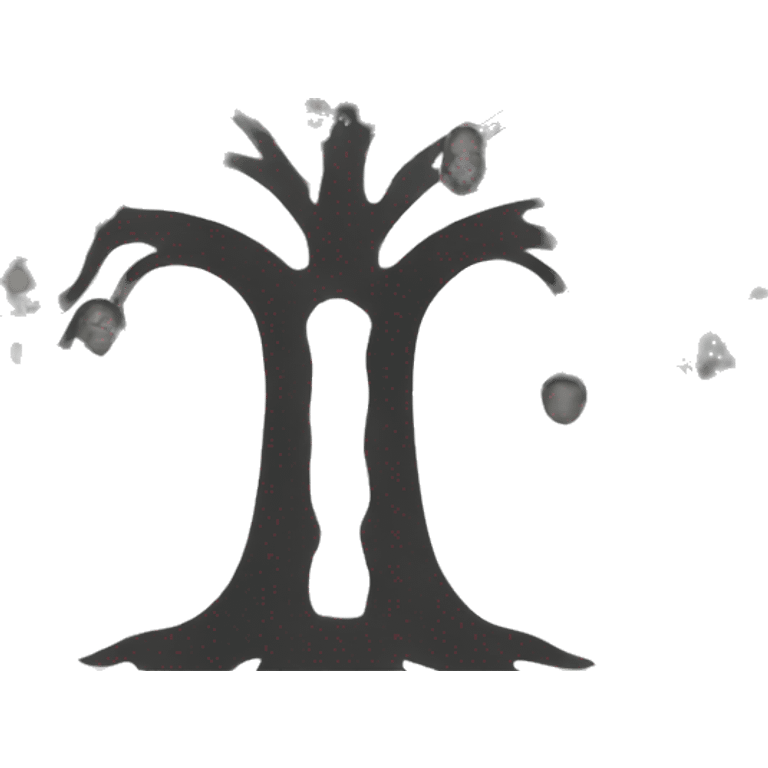 family tree logo monochrome emoji