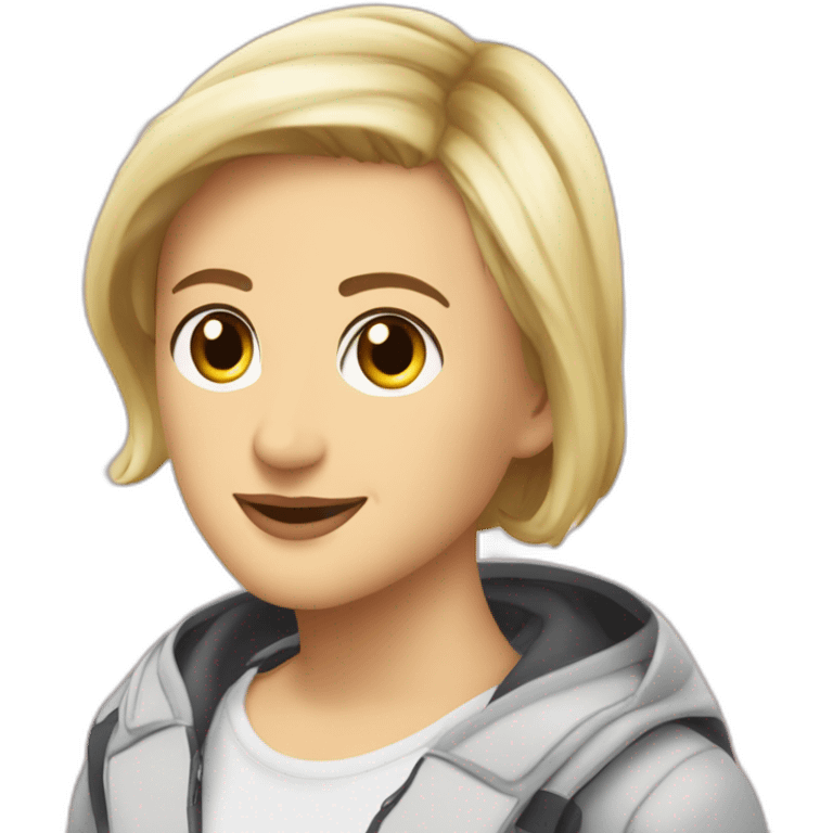 Jordan bardella with marine lepen cloches emoji