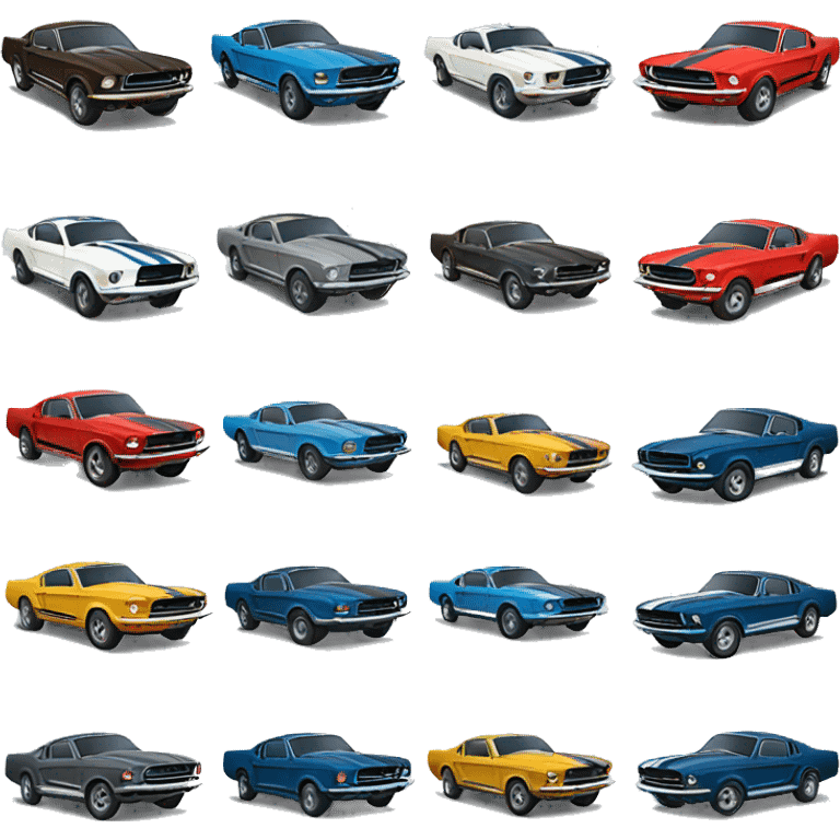 ford mustang emoji