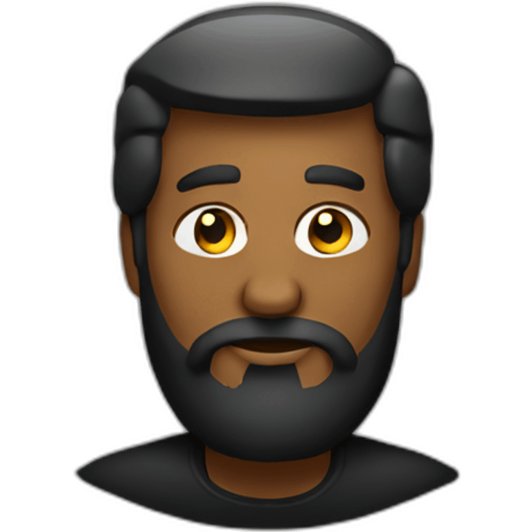 black-donald-trump-with-beard emoji