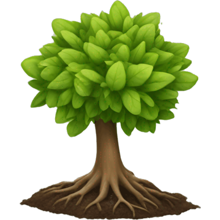 new tree sprouting emoji