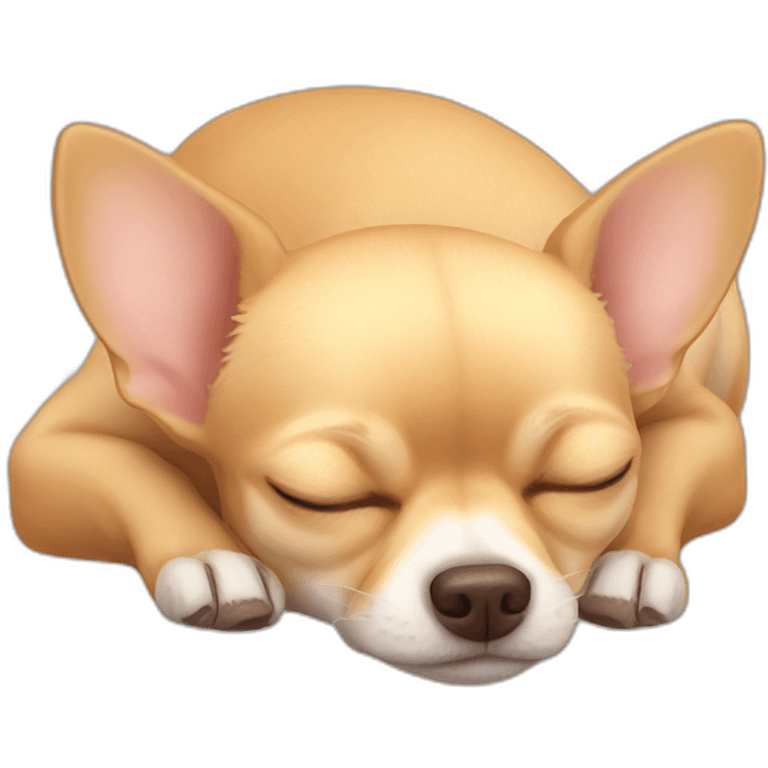 chihuahua sleeping emoji